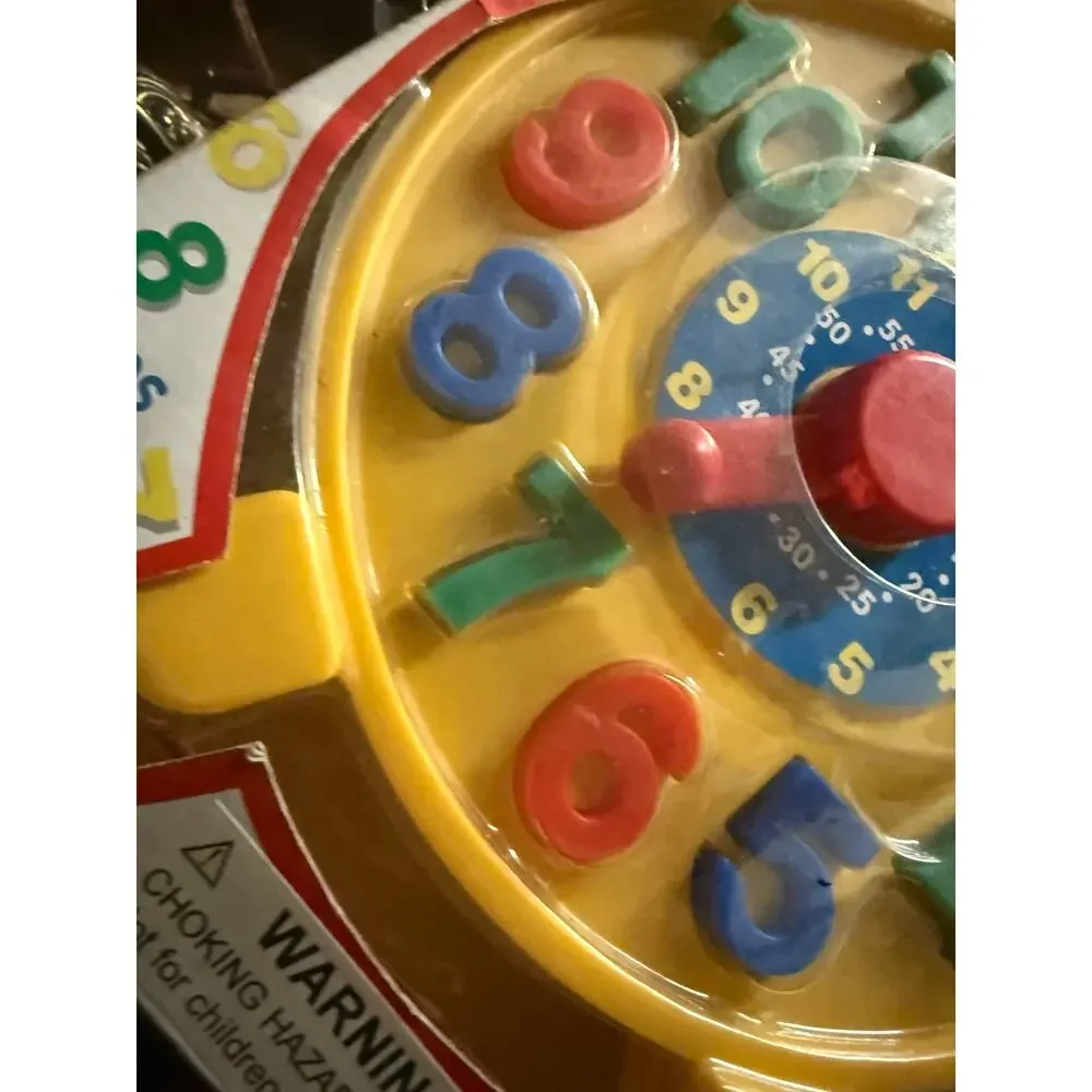 Fun Time Teach Time Puzzle Clock Educational Toy Children Ages 3 and Up